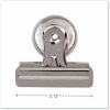 Universal Bulldog Magnetic Clips, Medium, Nickel, 12/Pack 4