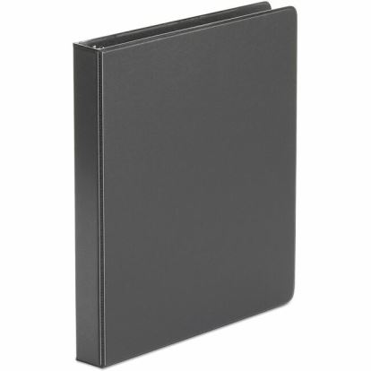 Universal Economy Non-View Round Ring Binder, 3 Rings, 1" Capacity, 11 x 8.5, Black 1