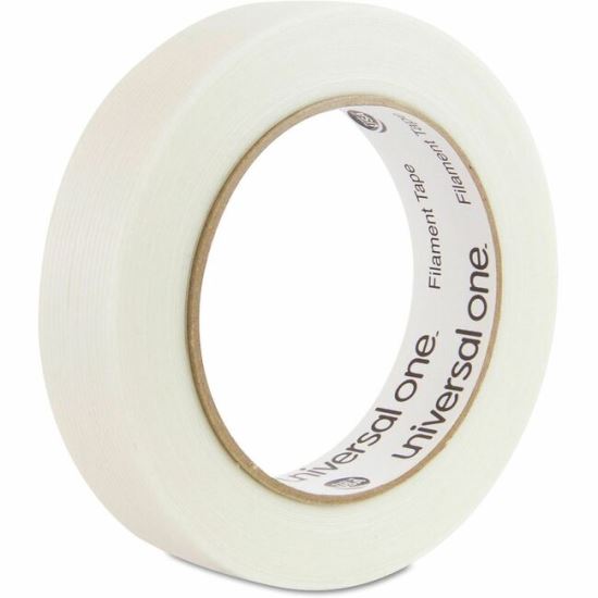 Universal 350# Premium Filament Tape, 3" Core, 24 mm x 54.8 m, Clear 1