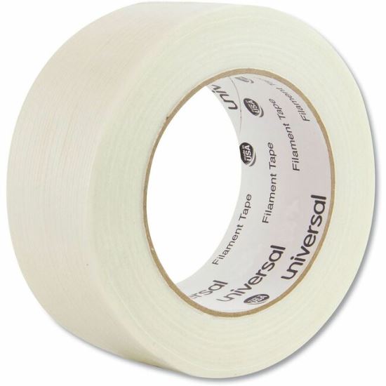 Universal 350# Premium Filament Tape, 3" Core, 48 mm x 54.8 m, Clear 1