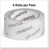 Universal Moving and Storage Packing Tape, 3" Core, 1.88" x 54.6 yd, Clear, 6/Pack 4