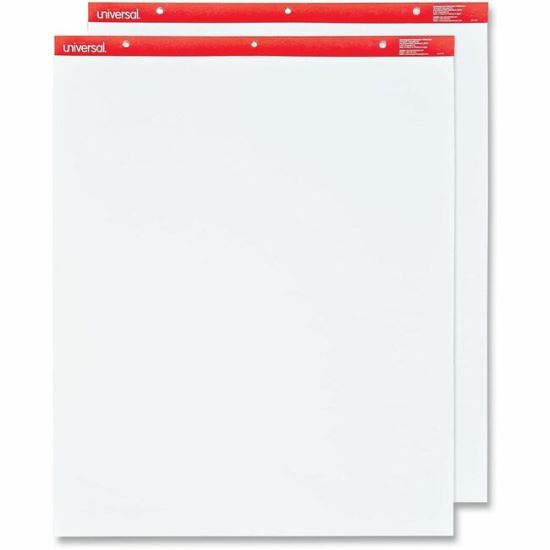 Universal Easel Pads/Flip Charts, Unruled, 27 x 34, White, 50 Sheets, 2/Carton 1