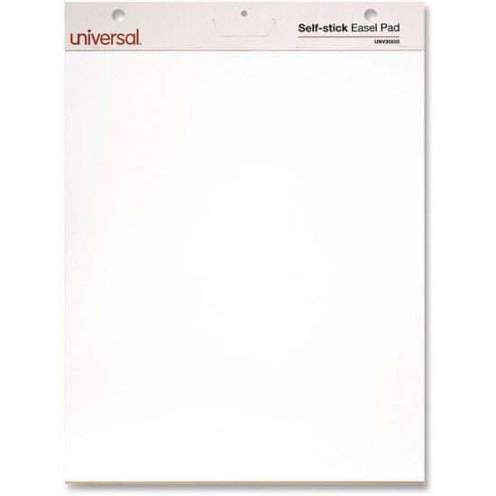 Universal Self-Stick Easel Pad, Unruled, 25 x 30, White, 30 Sheets, 2/Carton 1
