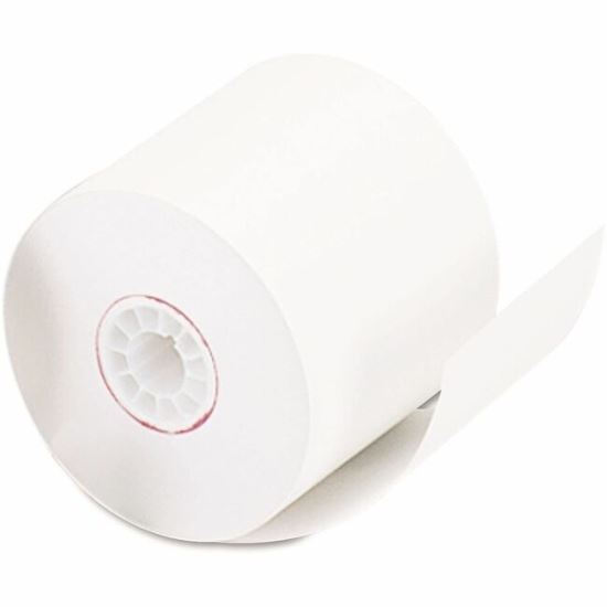 Universal Impact and Inkjet Print Bond Paper Rolls, 0.5" Core, 2.25" x 128 ft, White 1