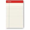 Universal Colored Perforated Ruled Writing Pads, Narrow Rule, 50 Ivory 5 x 8 Sheets, Dozen 2