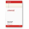 Universal Colored Perforated Ruled Writing Pads, Narrow Rule, 50 Ivory 5 x 8 Sheets, Dozen 3
