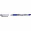 Universal Gel Pen, Stick, Medium 0.7 mm, Blue Ink, Silver/Blue Barrel, Dozen 7