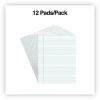 Universal Glue Top Pads, Narrow Rule, 50 White 8.5 x 11 Sheets, Dozen 2