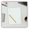 Universal Glue Top Pads, Narrow Rule, 50 White 8.5 x 11 Sheets, Dozen 7