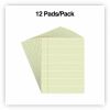 Universal Glue Top Pads, Narrow Rule, 50 Canary-Yellow 8.5 x 11 Sheets, Dozen 2