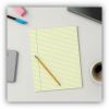 Universal Glue Top Pads, Narrow Rule, 50 Canary-Yellow 8.5 x 11 Sheets, Dozen 7