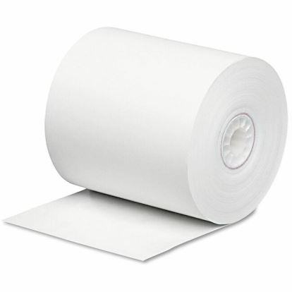 Universal Impact and Inkjet Printing Bond Paper Rolls, 0.5" Core, 3" x 165 ft, White 1
