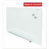Universal Frameless Magnetic Glass Marker Board, 48" x 36" , White Surface 4