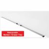 Universal Frameless Magnetic Glass Marker Board, 48" x 36" , White Surface 6