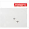 Universal Frameless Magnetic Glass Marker Board, 72" x 48" , White Surface 5