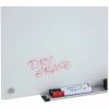 Universal Frameless Glass Marker Board, 48" x 36" , White Surface 7