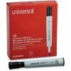Universal Dry Erase Marker, Broad Chisel Tip, Black, Dozen 1