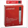 Universal Dry Erase Marker, Broad Chisel Tip, Black, Dozen 3