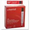 Universal Dry Erase Marker, Medium Bullet Tip, Black, Dozen 2