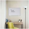 Universal Deluxe Melamine Dry Erase Board, 36" x 24" , White Surface, Satin Aluminum Frame 6