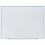 Universal Deluxe Melamine Dry Erase Board, 48" x 36" , White Surface, Satin Aluminum Frame 1