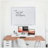 Universal Deluxe Melamine Dry Erase Board, 48" x 36" , White Surface, Satin Aluminum Frame 6