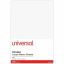 Universal Loose White Memo Sheets, 4 x 6, Unruled, Plain White, 500/Pack 1