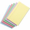 Universal Index Cards, Ruled, 4 x 6, Assorted, 100/Pack 5