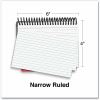 Universal Spiral Bound Index Cards, Ruled, 4 x 6, White, 120/Pack 5