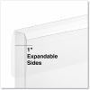 Universal Side Opening Poly Envelopes, 1" Expansion, Letter Size, Clear, 10/Pack 3