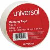 Universal General-Purpose Masking Tape, 3" Core, 24 mm x 54.8 m, Beige, 3/Pack 2