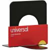 Universal Economy Bookends, 4.75 x 5.25 x 5, Heavy Gauge Steel, Black, Pair 2