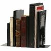 Universal Economy Bookends, 4.75 x 5.25 x 5, Heavy Gauge Steel, Black, Pair 5