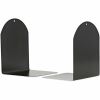 Universal Magnetic Bookends, Magnetic Base, 6 x 5 x 7, Metal, Black, Pair 1