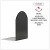 Universal Magnetic Bookends, Magnetic Base, 6 x 5 x 7, Metal, Black, Pair 3