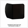 Universal Magnetic Bookends, Magnetic Base, 6 x 5 x 7, Metal, Black, Pair 5
