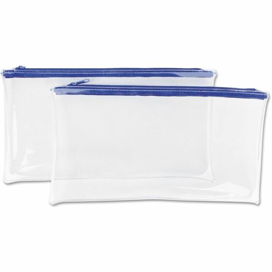 Universal Carrying Case (Wallet) Cash - Blue, Clear 1