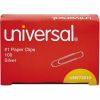 Universal Paper Clips, #1, Smooth Silver, 100/Box 2