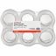 Universal Quiet Tape Box Sealing Tape, 3" Core, 1.88" x 109 yds, Clear, 6/Pack 1