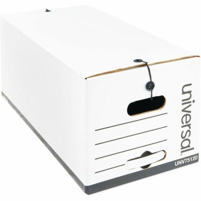 Universal Economical Easy Assembly Storage Files, Letter Files, White, 12/Carton 1