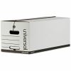 Universal Deluxe Quick Set-up String-and-Button Boxes, Letter Files, White, 12/Carton 1