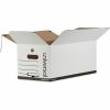 Universal Deluxe Quick Set-up String-and-Button Boxes, Letter Files, White, 12/Carton 2