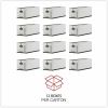 Universal Deluxe Quick Set-up String-and-Button Boxes, Letter Files, White, 12/Carton 4