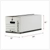 Universal Deluxe Quick Set-up String-and-Button Boxes, Letter Files, White, 12/Carton 6