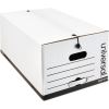 Universal Economical Easy Assembly Storage Files, Legal Files, White, 12/Carton 1
