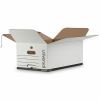 Universal Deluxe Quick Set-up String-and-Button Boxes, Legal Files, White, 12/Carton 2