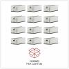 Universal Deluxe Quick Set-up String-and-Button Boxes, Legal Files, White, 12/Carton 3