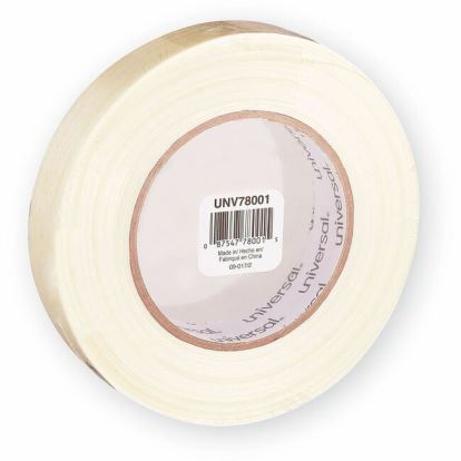 Universal 190# Medium Grade Filament Tape, 3" Core, 24 mm x 54.8 m, Clear 1