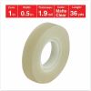 Universal Invisible Tape, 1" Core, 0.5" x 36 yds, Clear, 12/Pack 3