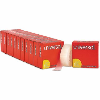 Universal Invisible Tape, 1" Core, 0.75" x 36 yds, Clear, 12/Pack 1